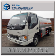 3000L ~ 5000L 120HP JAC 4X2 camión cisterna de combustible